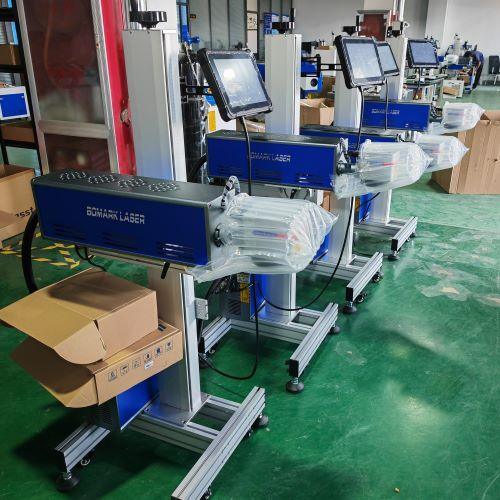 9 Sets 20W,30W,50W Flying Fiber Laser Marking Machine Were Shipped to Greece