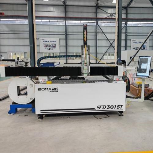 Mexican customer bought sheet and tube laser cutting machines, laser welding machines, air compressor, transformers from Bomark laser