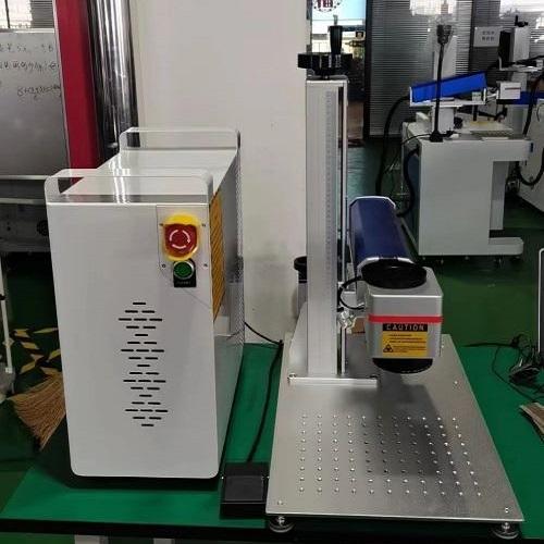 30W Split Type Fiber Laser Marking Machine Used  in Africa